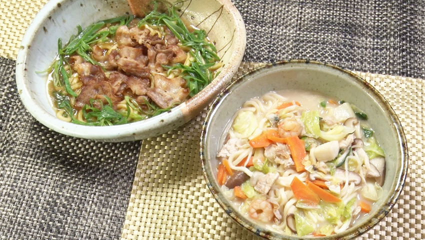フライパンでうどんレシピ　～おせちに飽きたらコレでっせ！～