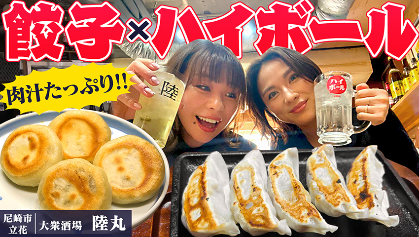【尼崎・立花】今日の頑張りに餃子で乾杯！大衆酒場 陸丸